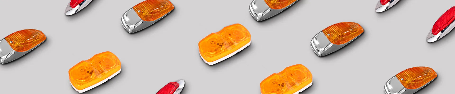 Plafones led color ámbar para tractocamión