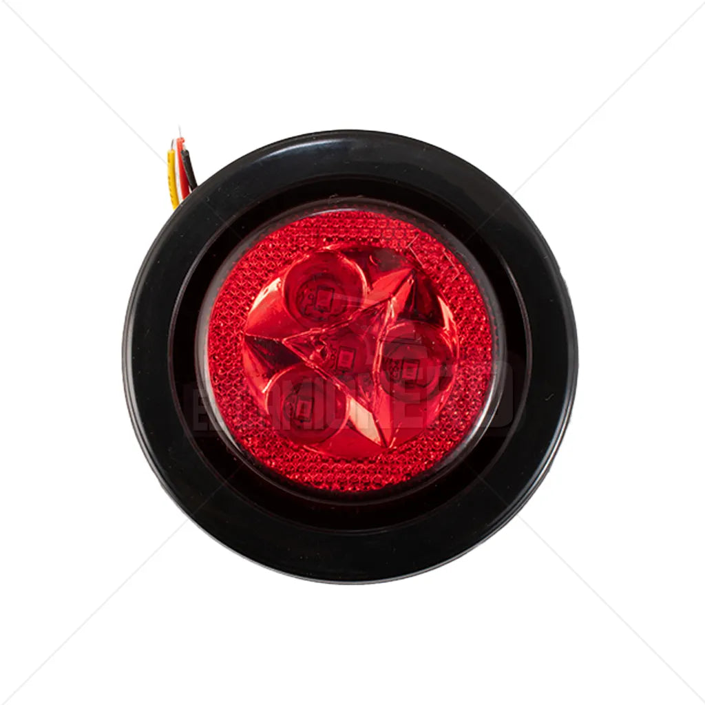 Lampara led roja de 2.1/2?encauchada Multipartes 008L153-14/MV