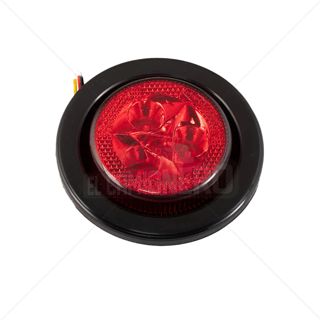 Lampara led roja de 2.1/2?encauchada Multipartes 008L153-14/MV