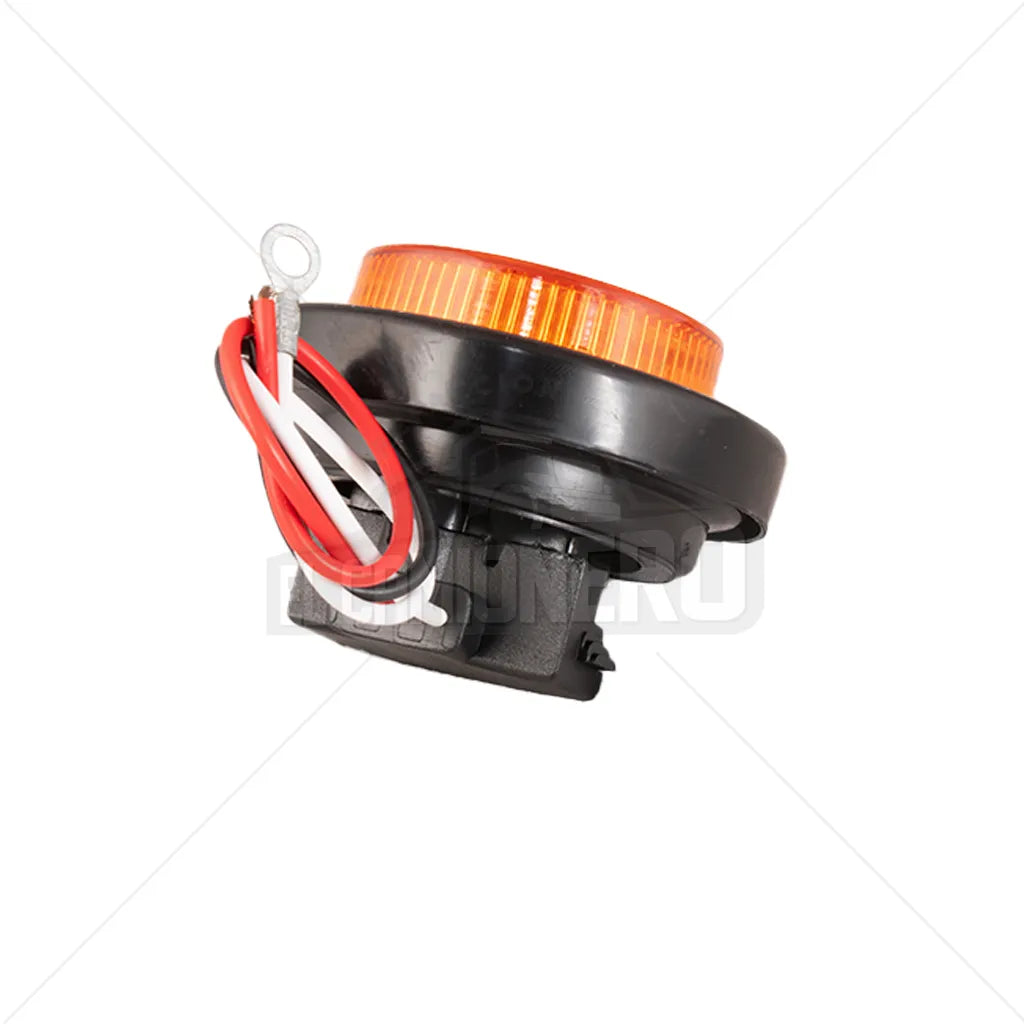 Lampara led ámbar 2 «con conector encauchada de incrustar Multipartes 008L171-1/MV