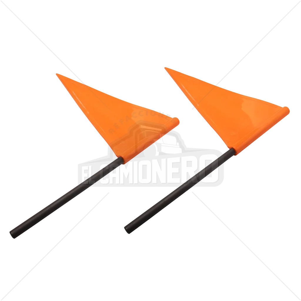 Banderín de precaución naranja Mansons 120.1696