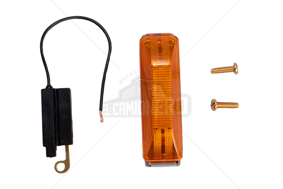 Luz Lateral Rectangular 4" x 1.1" 161KA