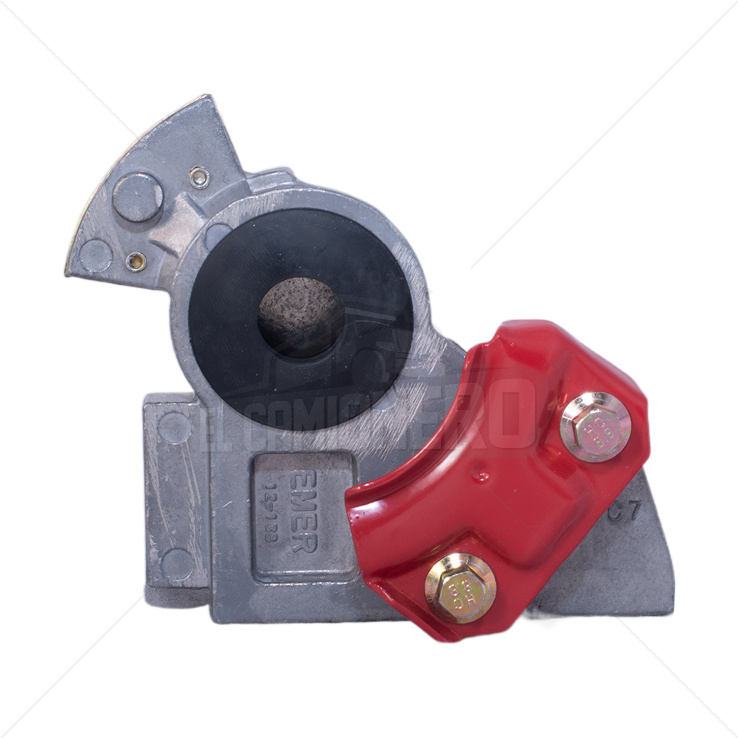 Manita de acople atornillable roja emergencia TKL TKL12138