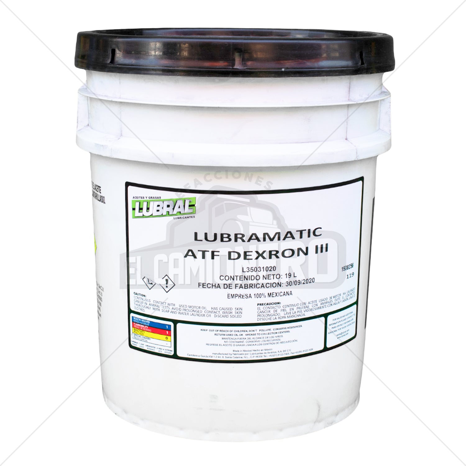 Aceite para transmisión automática ATF DEXFRON III Lubral 1508256