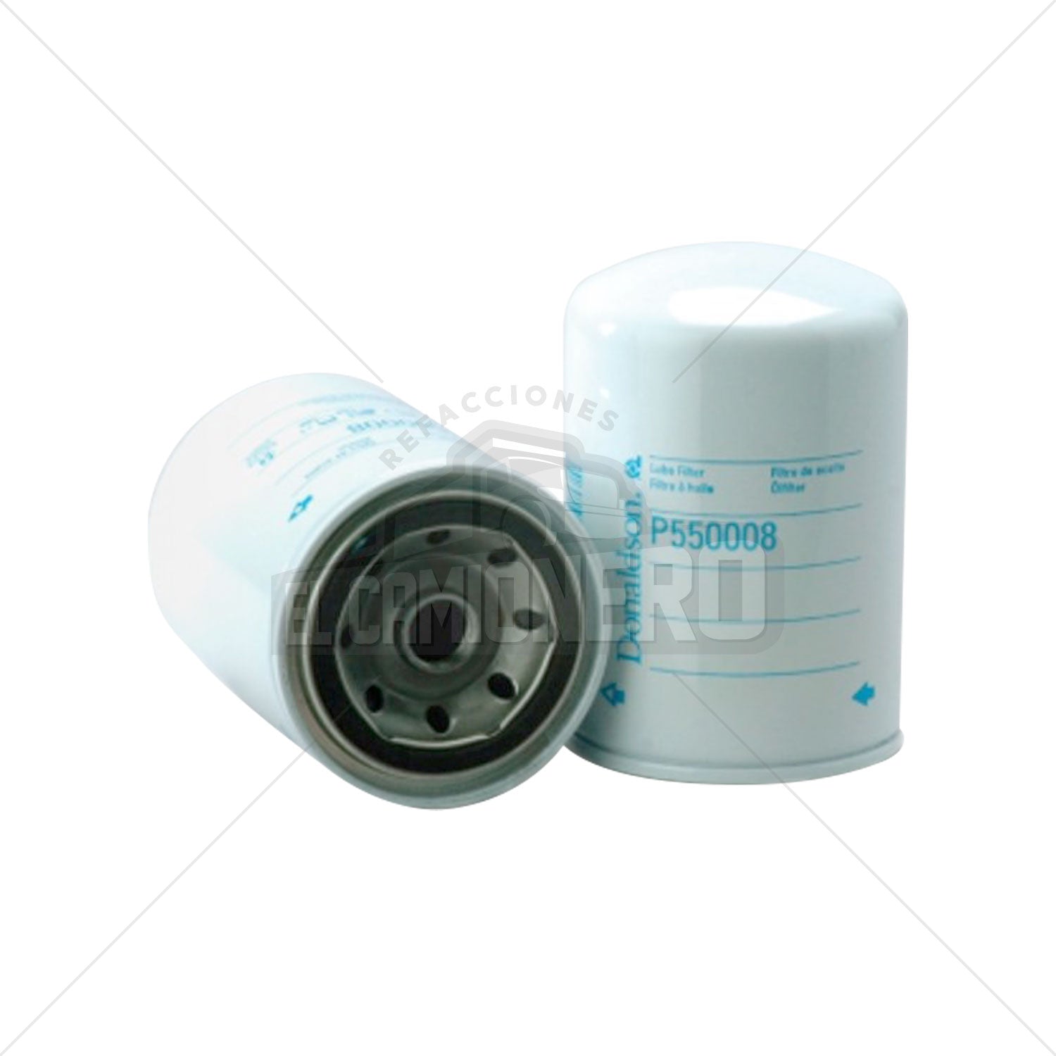 Filtro de aceite enroscable Donaldson P550008