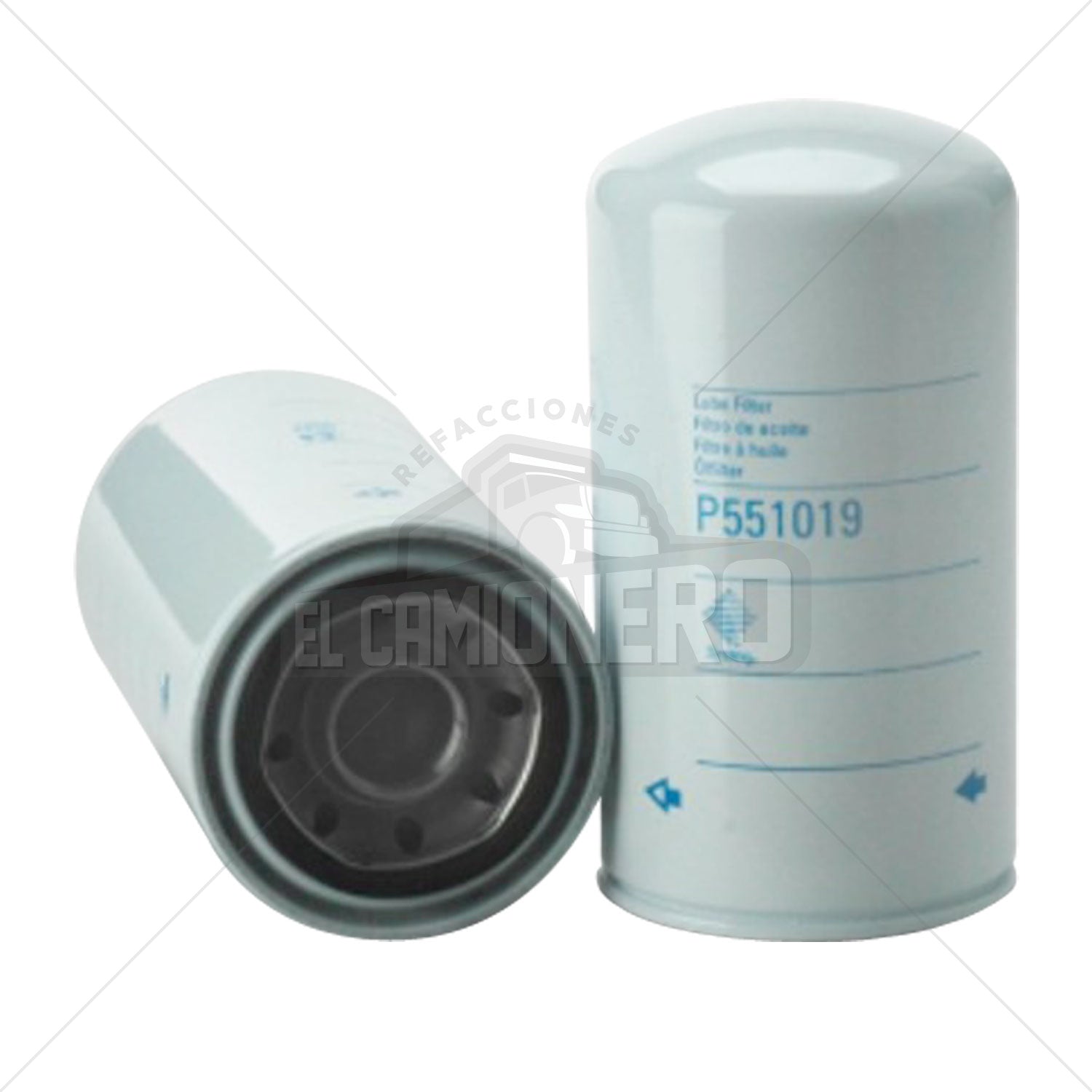 Filtro de aceite enroscable Donaldson P551019