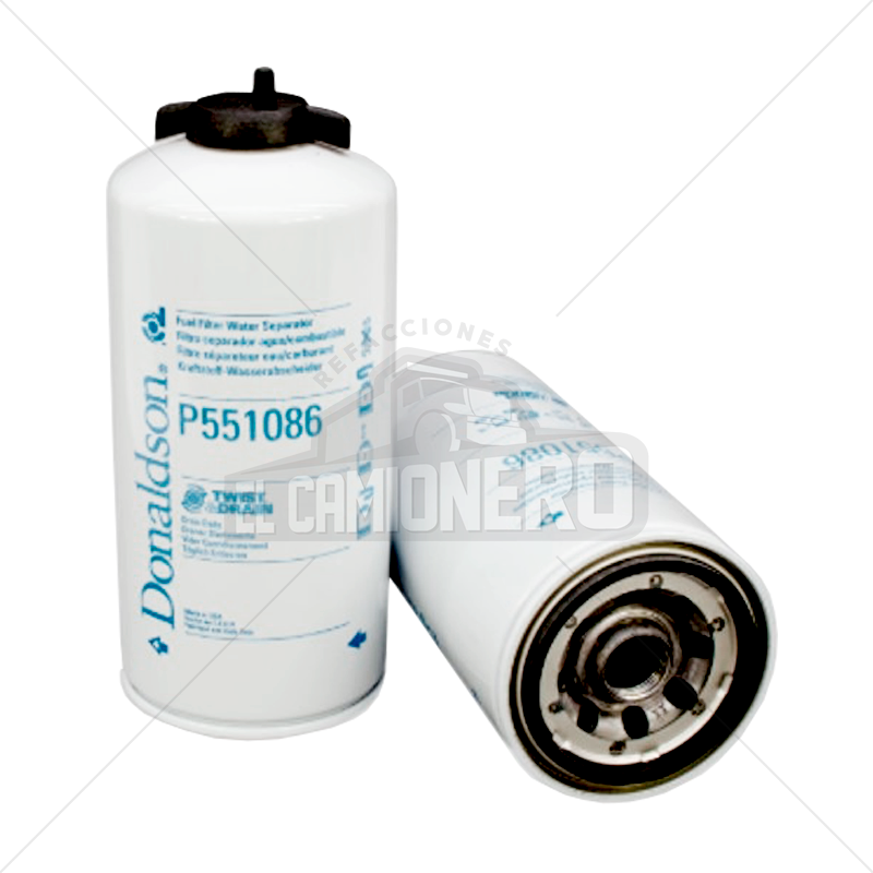 Filtro de combustible separador de agua Donaldson P551086