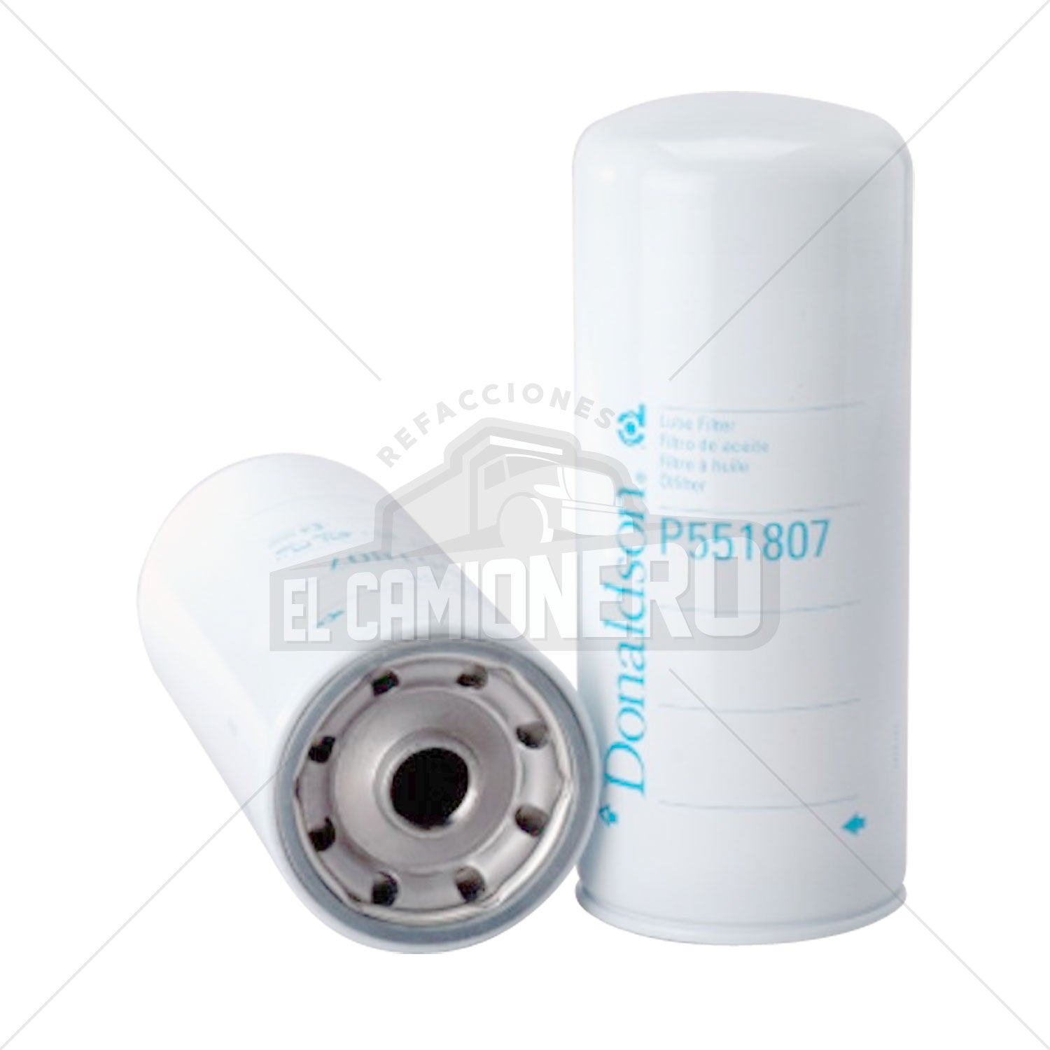 Filtro de aceite enroscable Donaldson P551807