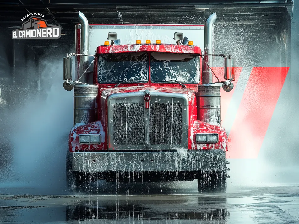 Refrigeración de camión pesado diésel para prevenir el sobrecalentamiento.  