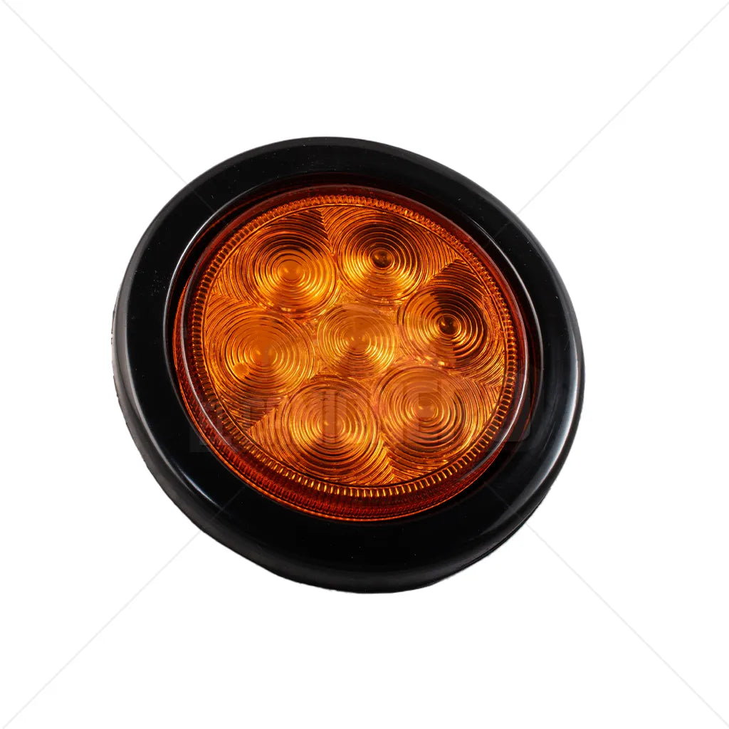 Lampara led de 4" ámbar con conector encauchada  Multipartes  004L236-1/MV