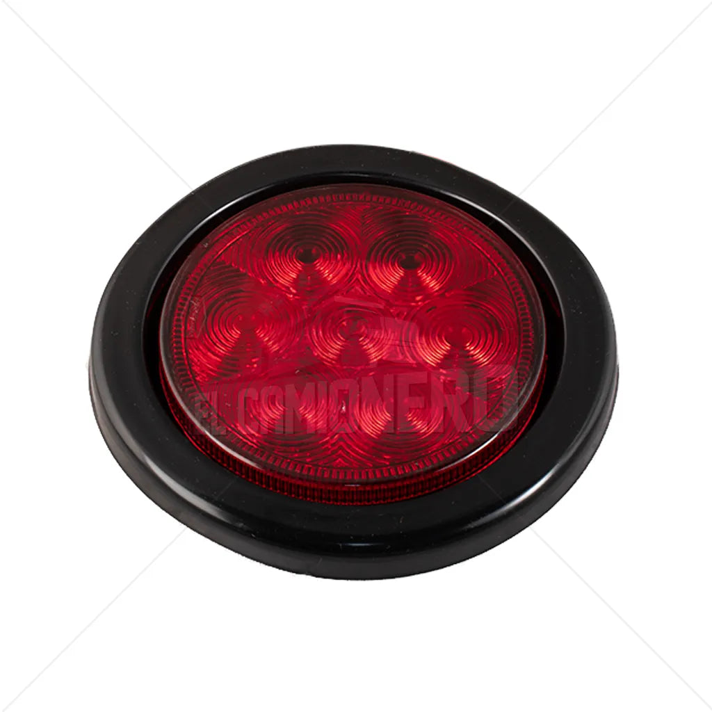 Lampara led de 4" roja con conector encauchada Multipartes  004L236-14/MV