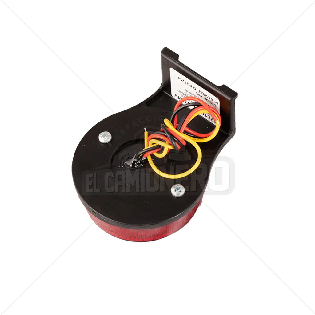 Lampara led ámbar 2 «con conector encauchada de incrustar Multipartes  008L171-1/MV