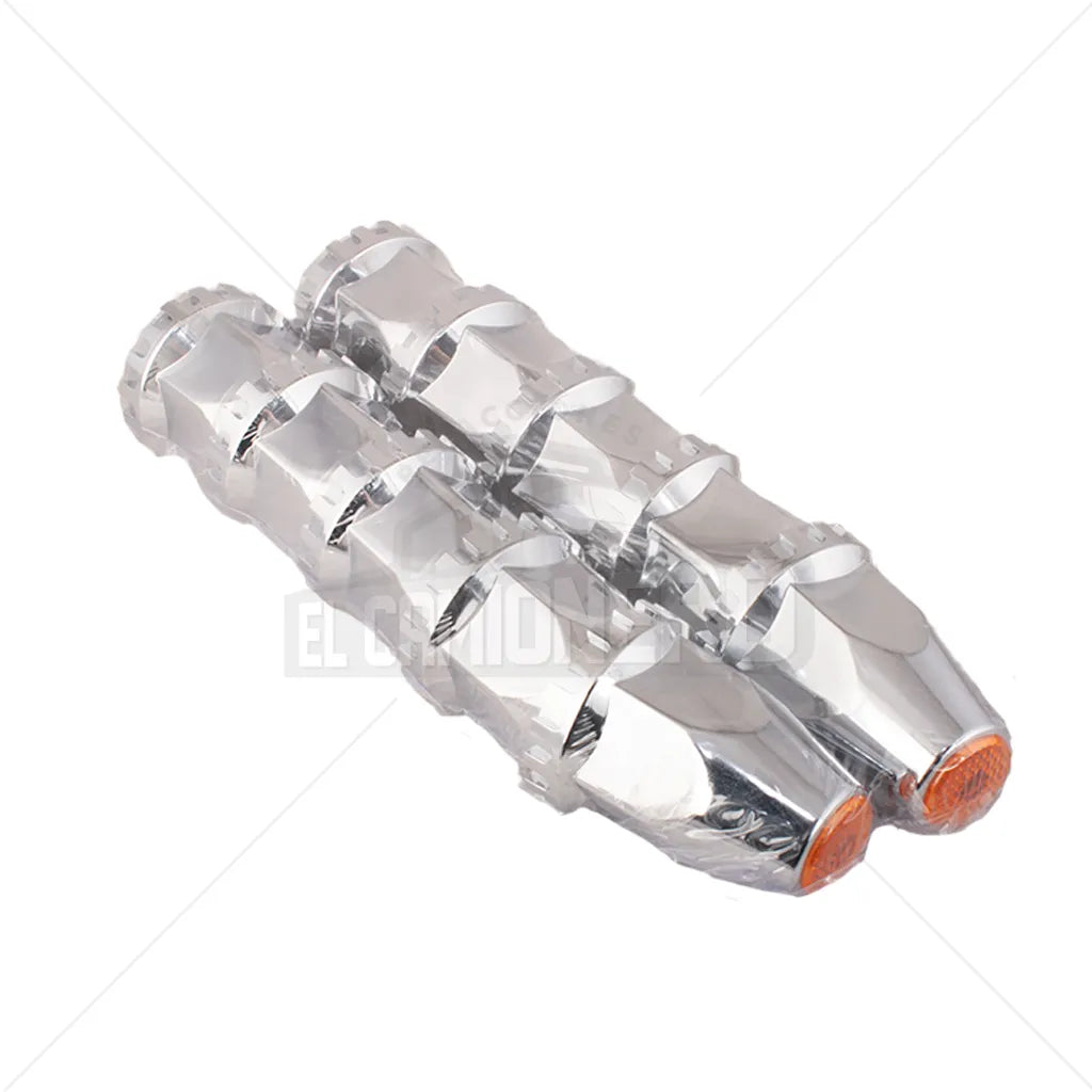 Tapa perno con reflectivo ámbar con hilo rosca (jx10) para 33mm Multipartes  017-022-1