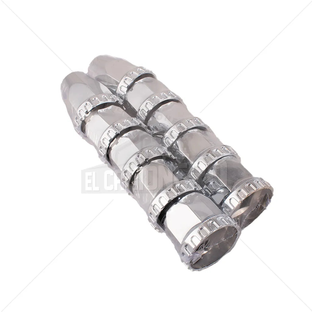 Tapa perno con reflectivo cristal con hilo rosca (jx10) para 33mm Multipartes  017-022-6