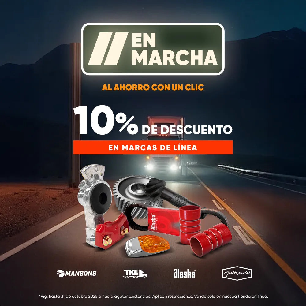  10% de descuento en la primera compra de tractopartes en nuestra tienda en línea.