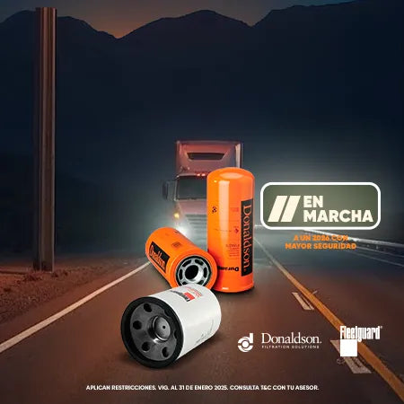 Venta de filtros de aire y aceite Donaldson y Fleetguard para tractocamiones
