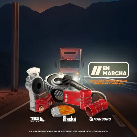 Refacciones diésel y componentes de motor TKL y Alaska al mejor precio