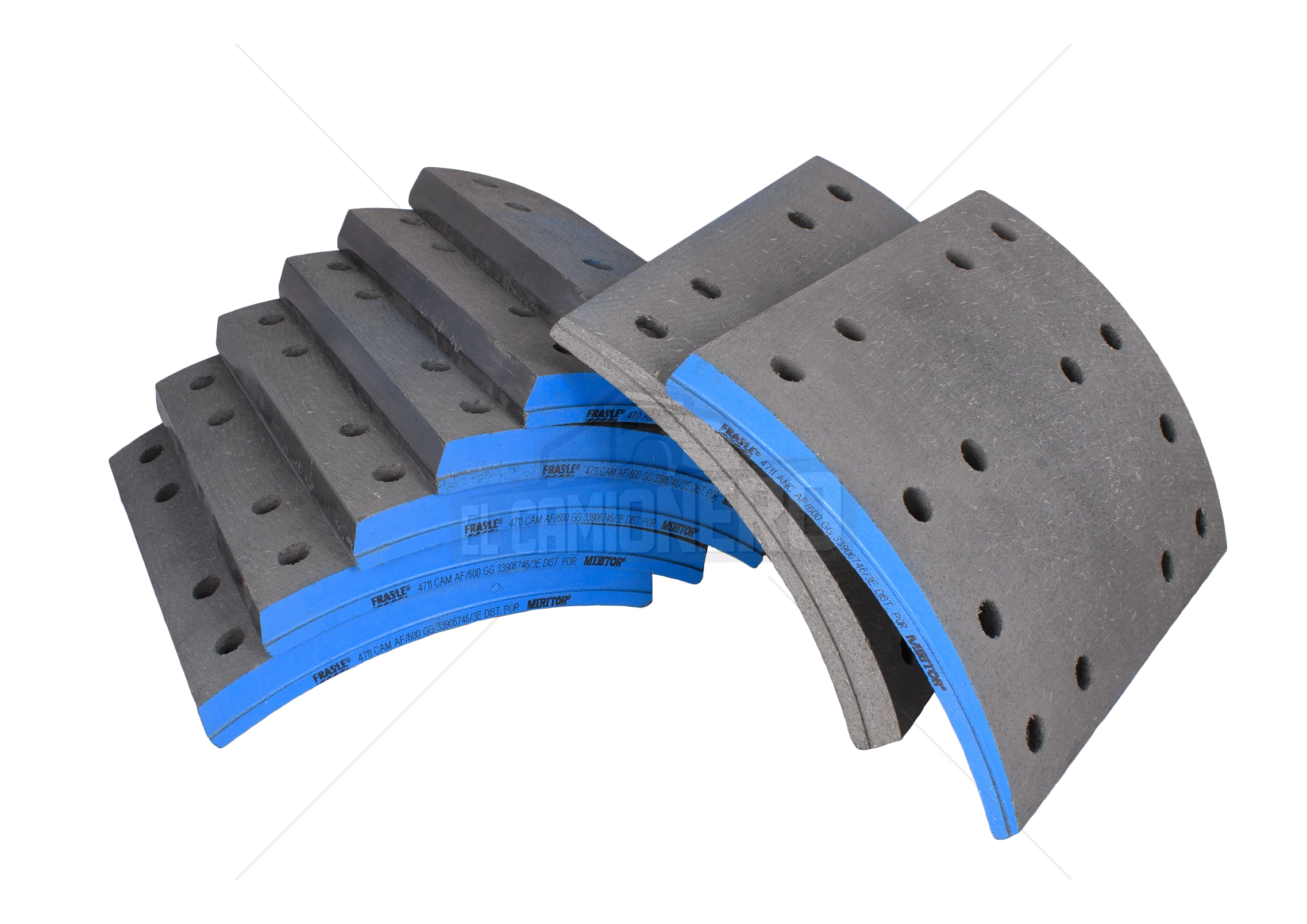 Juego de balatas traseras Meritor AF6004711