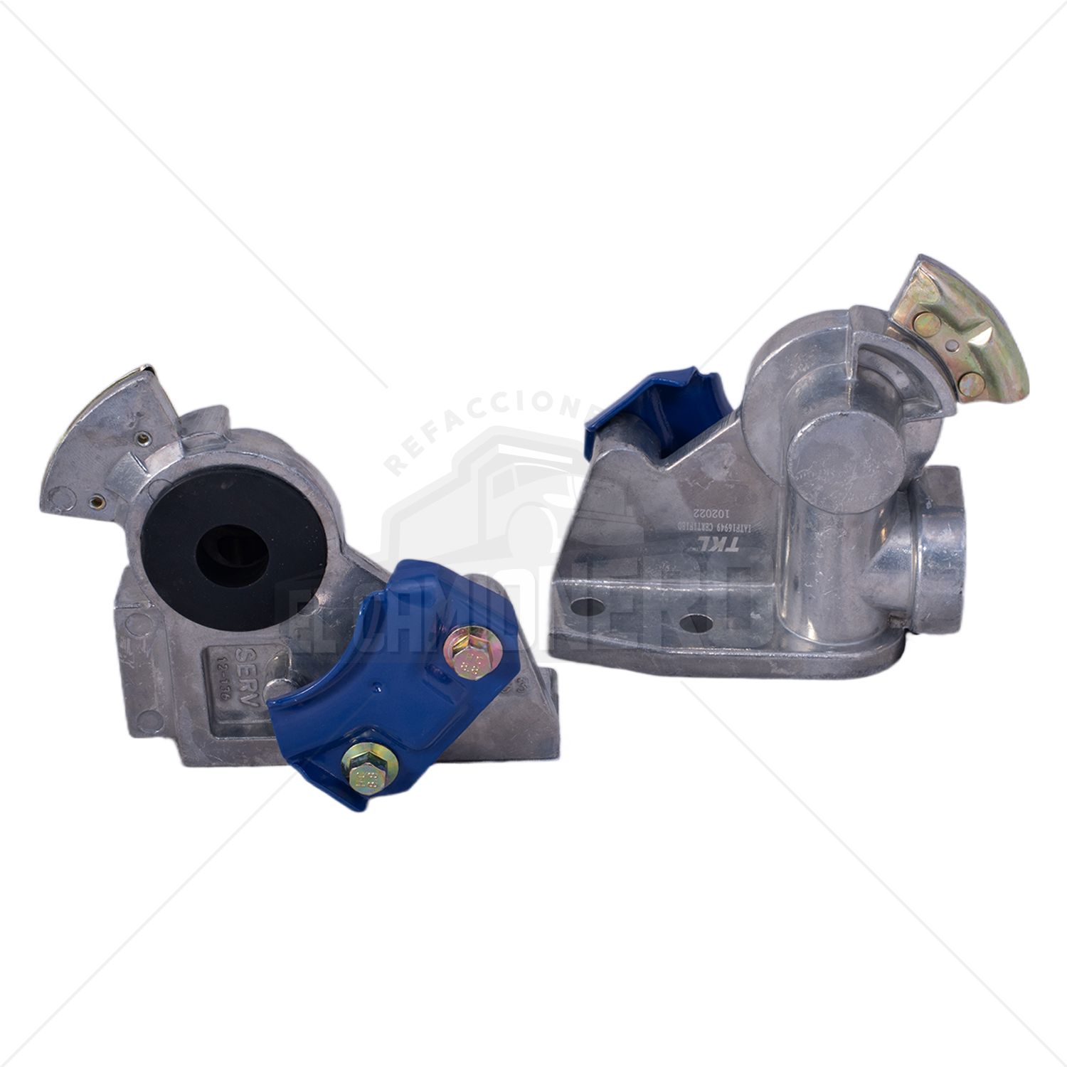 Manita de acople atornillable azul servicio TKL TKL12136