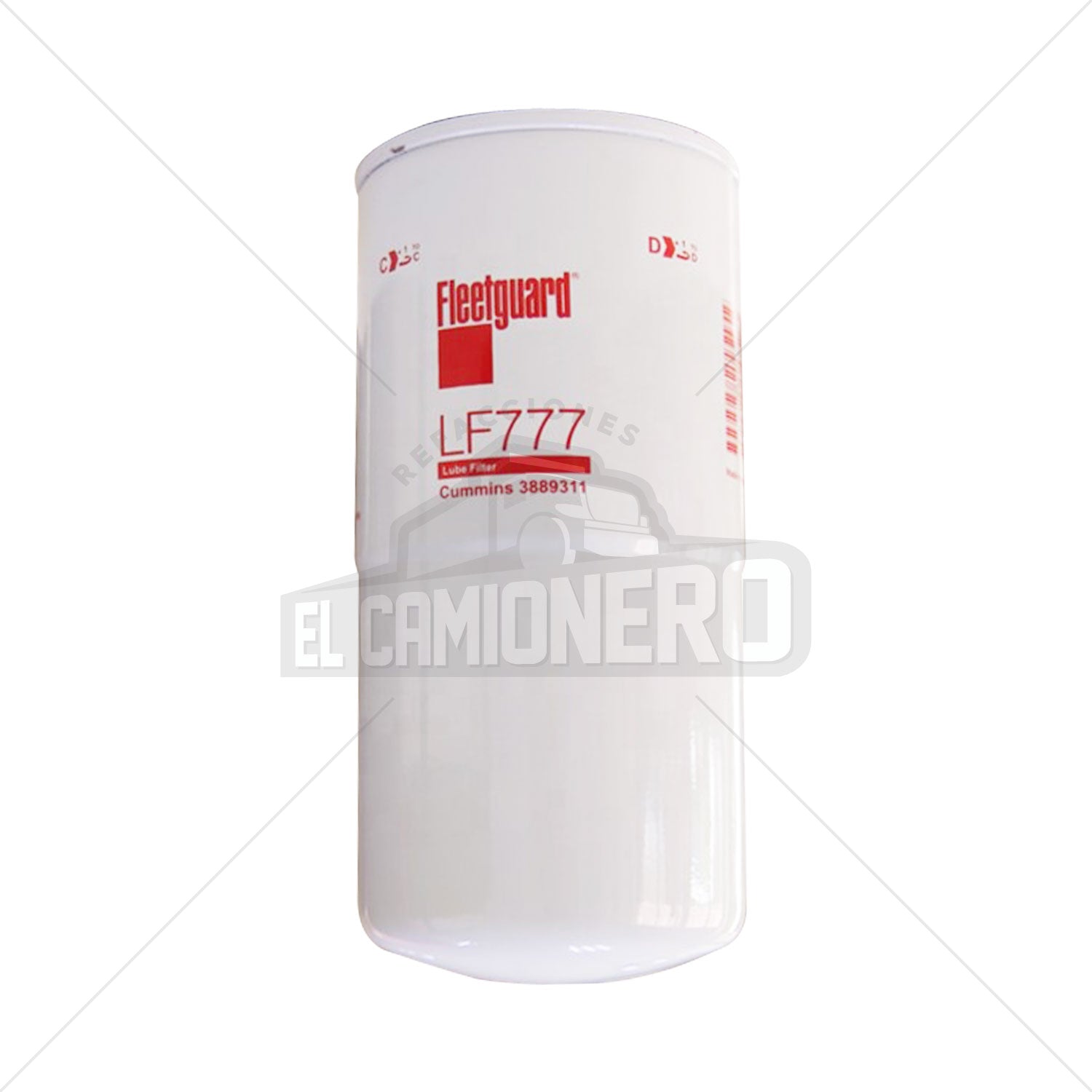 Filtro de lubricante Fleetguard LF777 - elcamionero.mx